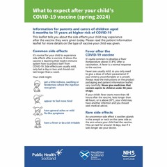 What to expect after the COVID-19 spring vaccine for children aged 6 months to 11 years