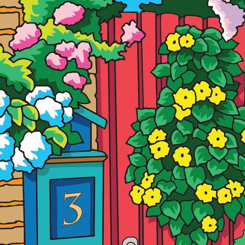 Stream Creative Haven Glorious Gardens Color by Number Coloring Book ...