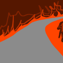 your destination is: A PATH SET AFLAME.
