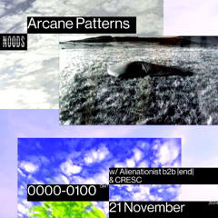 Arcane Patterns #59 on Noods Radio w/ |end| b2b Alienationist & CRΞSC
