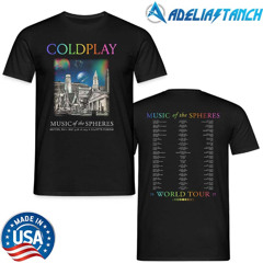 Cold Play Boston MA July 15-16 2025 Tour Merch