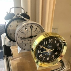 3 Clocks Ticking For Binaural Head Moving No Breathing