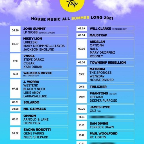 John Summit @ Day Trip, The Patio At Academy, United States 2021-06-20