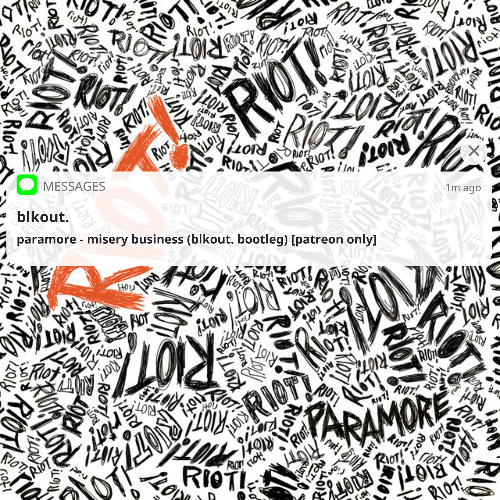 paramore - misery business (blkout. bootleg FULL VERSION ON PATREON