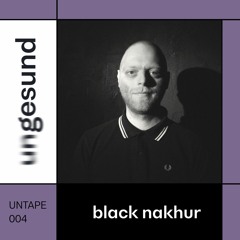 UNTAPE004 – black nakhur