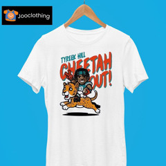 Tyreek Hill Cheetah Out Miami Dolphins Football Cartoon Shirt