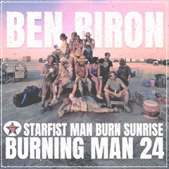 StarFist Man Burn Sunrise - Burning Man 2024