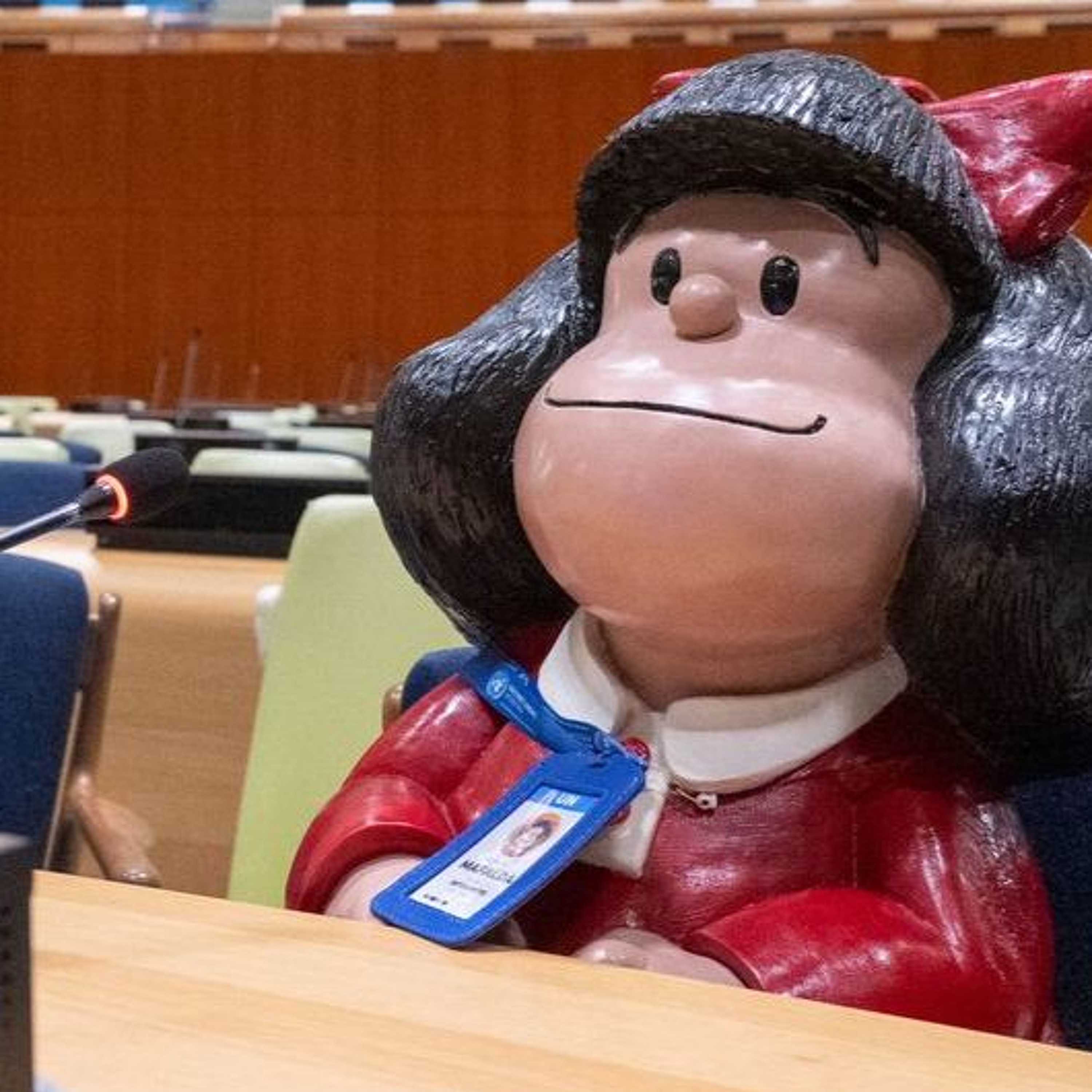 Mafalda, personagem do cartunista Quino, da Argentina, visita ONU em Nova Iorque episode artwork