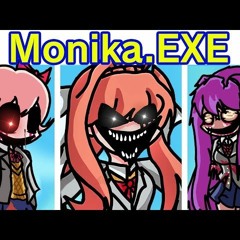 Friday Night Funkin' Triple Trouble But It's A Monika.EXE Cover (FNF Mod) (Sonic.EXE 2.0 DDLC)