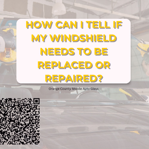 How can I tell if my windshield needs to be replaced or repaired?