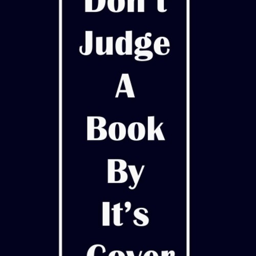 read don't judge a book by it's cover: lined notebook / journal / for notes