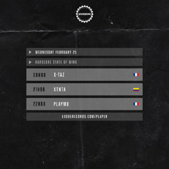 XTNTA - Hardcore state of mind 26.02.2025