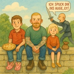• „Die Mauer, die 100 Meter schreit 🧱🏁📢“