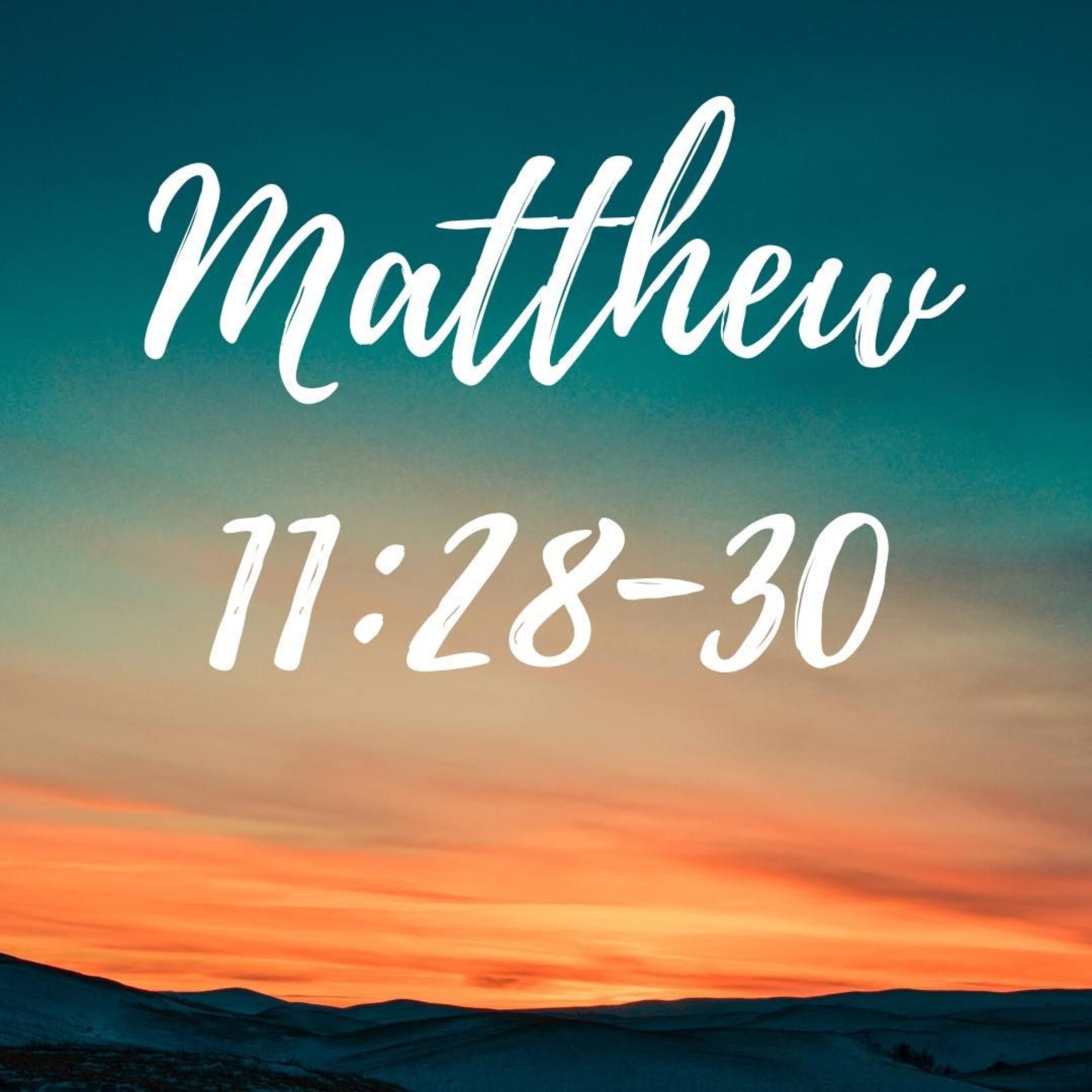 21-11- 2021 - Matthew 11:28-30 - Seb Norman episode artwork