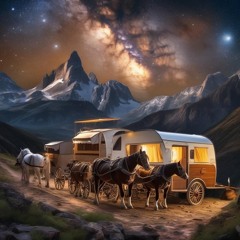 CARAVAN IN THE ALPES