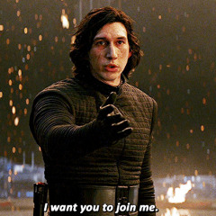 kylo ren x i want you to join me