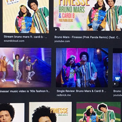 Finesse bruno mars cardi b