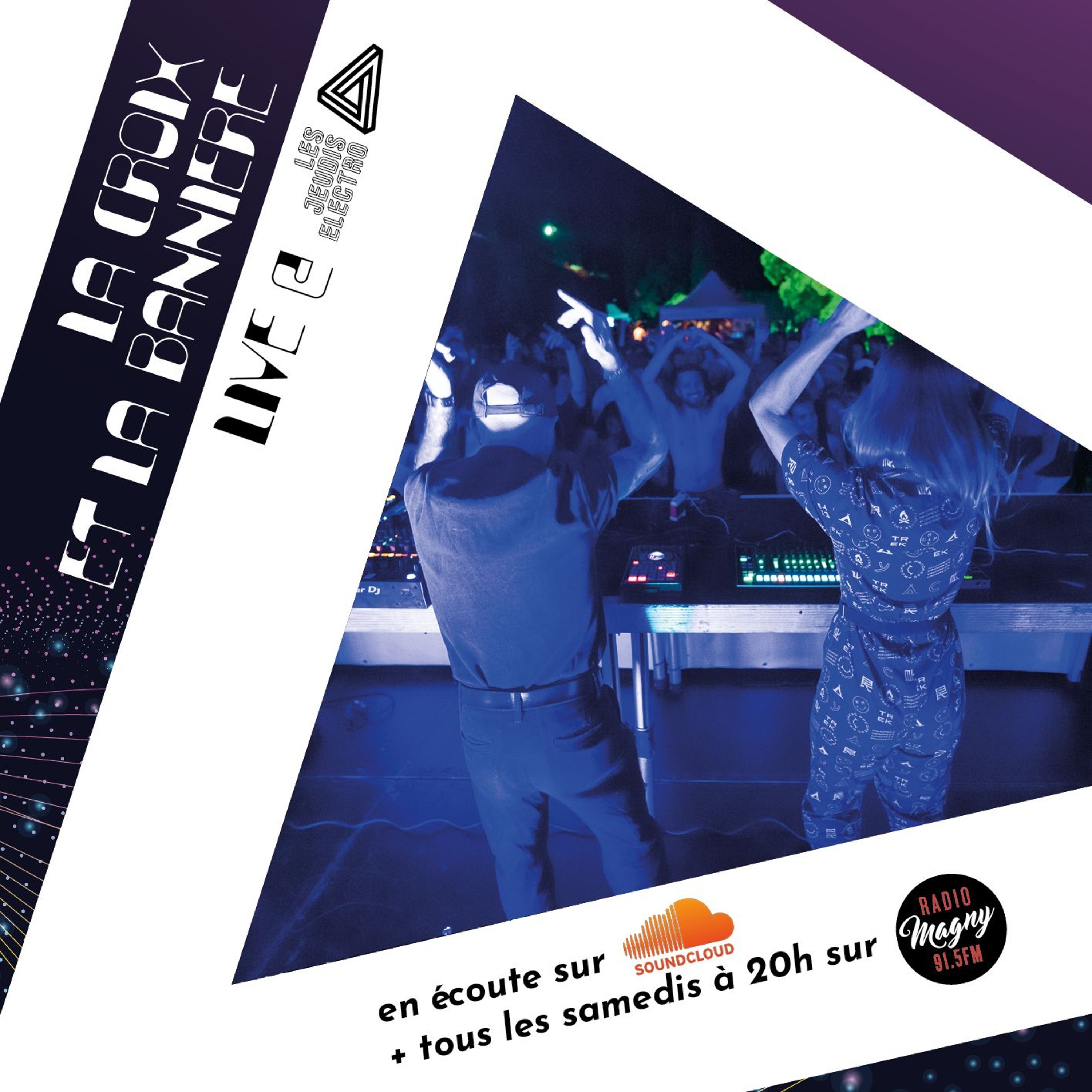LA CROIX ET LA BANNIERE @ Les Jeudis Electro 2024 (Château de Ripaille – Thonon)