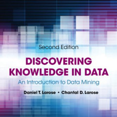 [DOWNLOAD] PDF 📤 Discovering Knowledge in Data: An Introduction to Data Mining (Wile