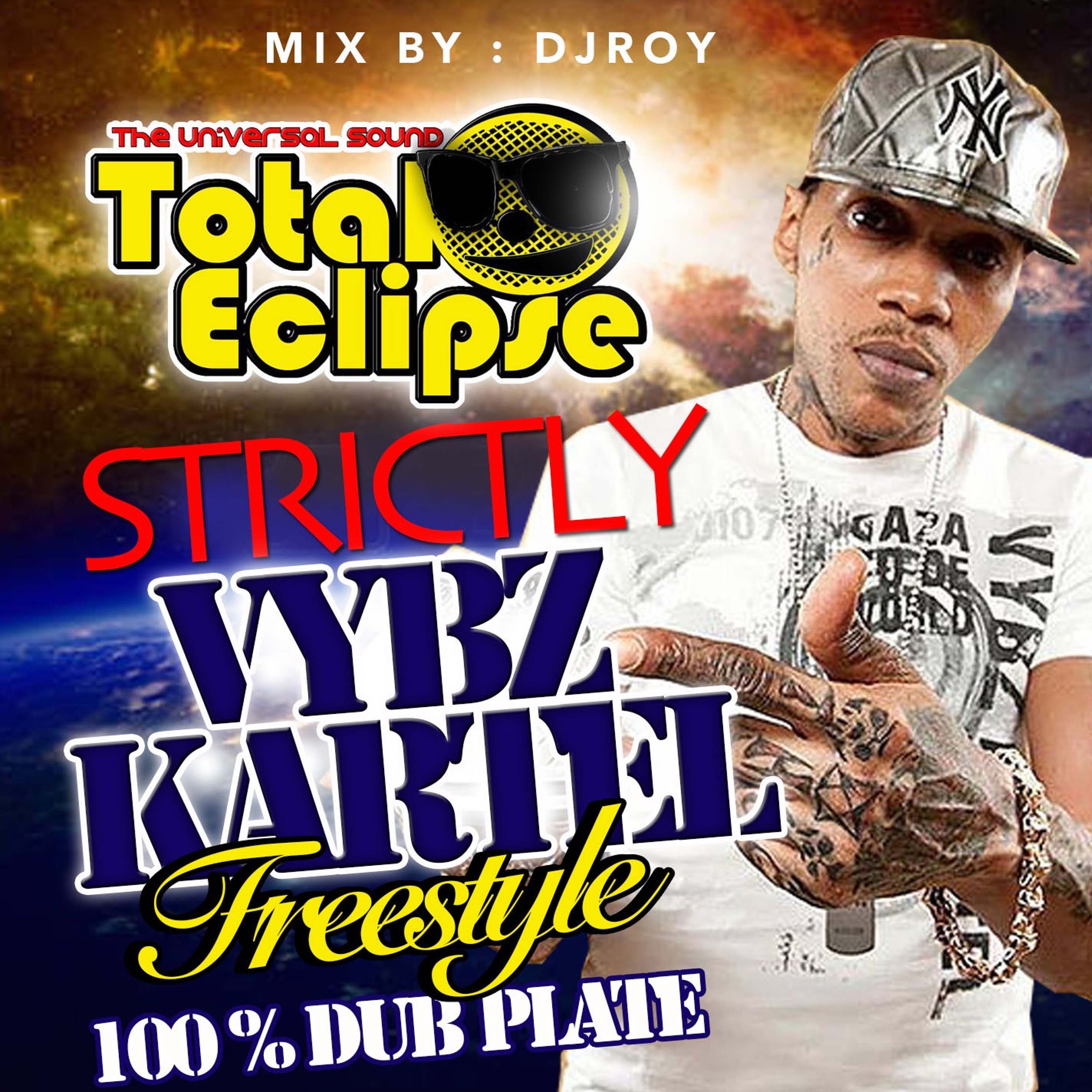 DJ ROY PRESENTS TOTAL ECLIPSE VYBZ KARTEL FREESTYLE 100% DUB MIX