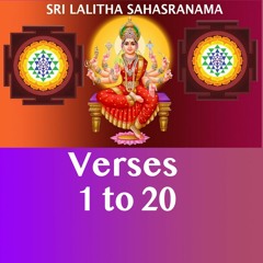 Lalitha Sahasranama's 1- 20 Verses  Translation & Meanings