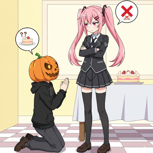 The Pumpkin man Doesn't know (He forgor...)