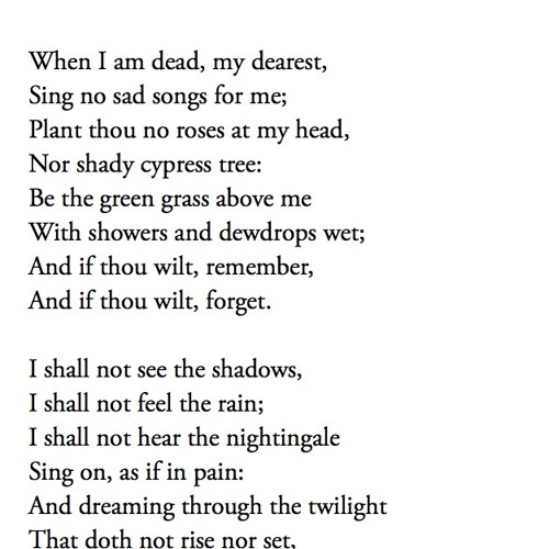 Listen to 264 Song ('When I am Dead, my Dearest') by Christina Rossetti by  Samuel West #PandemicPoems in poems playlist online for free on SoundCloud