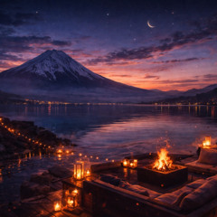 Slow Lanterns Beneath Rain