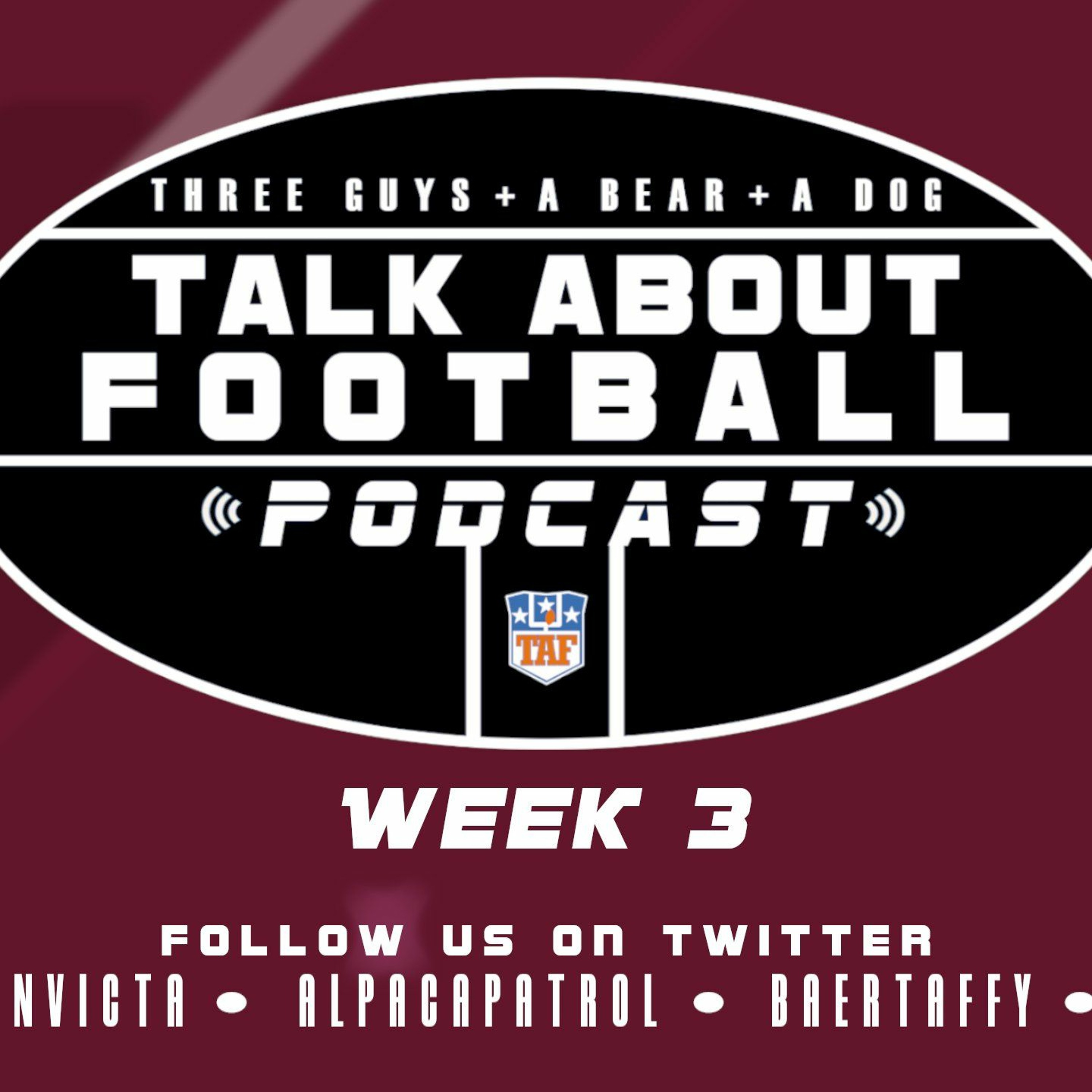 Three Guys (And a bear and a dog) Talk About Football - 2022-2023 NFL Week 2-3 episode artwork