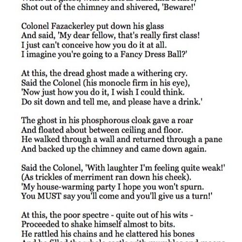 461 Colonel Fazackerley Butterworth-Toast by Charles Causley