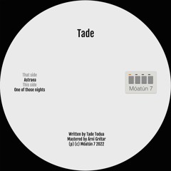 Tade - B - Side - One Of Those Nights