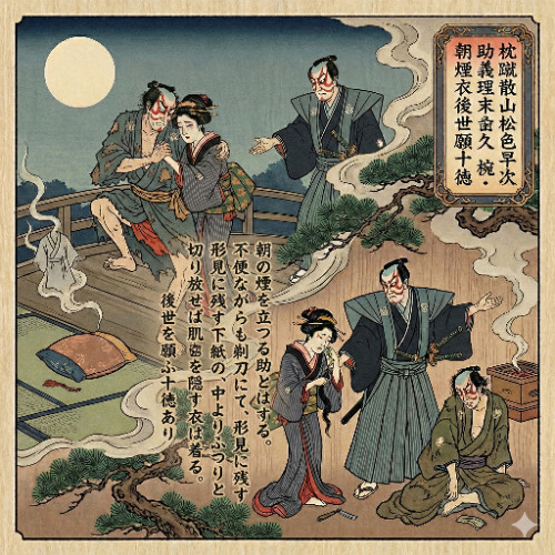 Stream 枕蹴散山松色早次助義理末久椀・朝煙衣後世願十徳 by COAT
