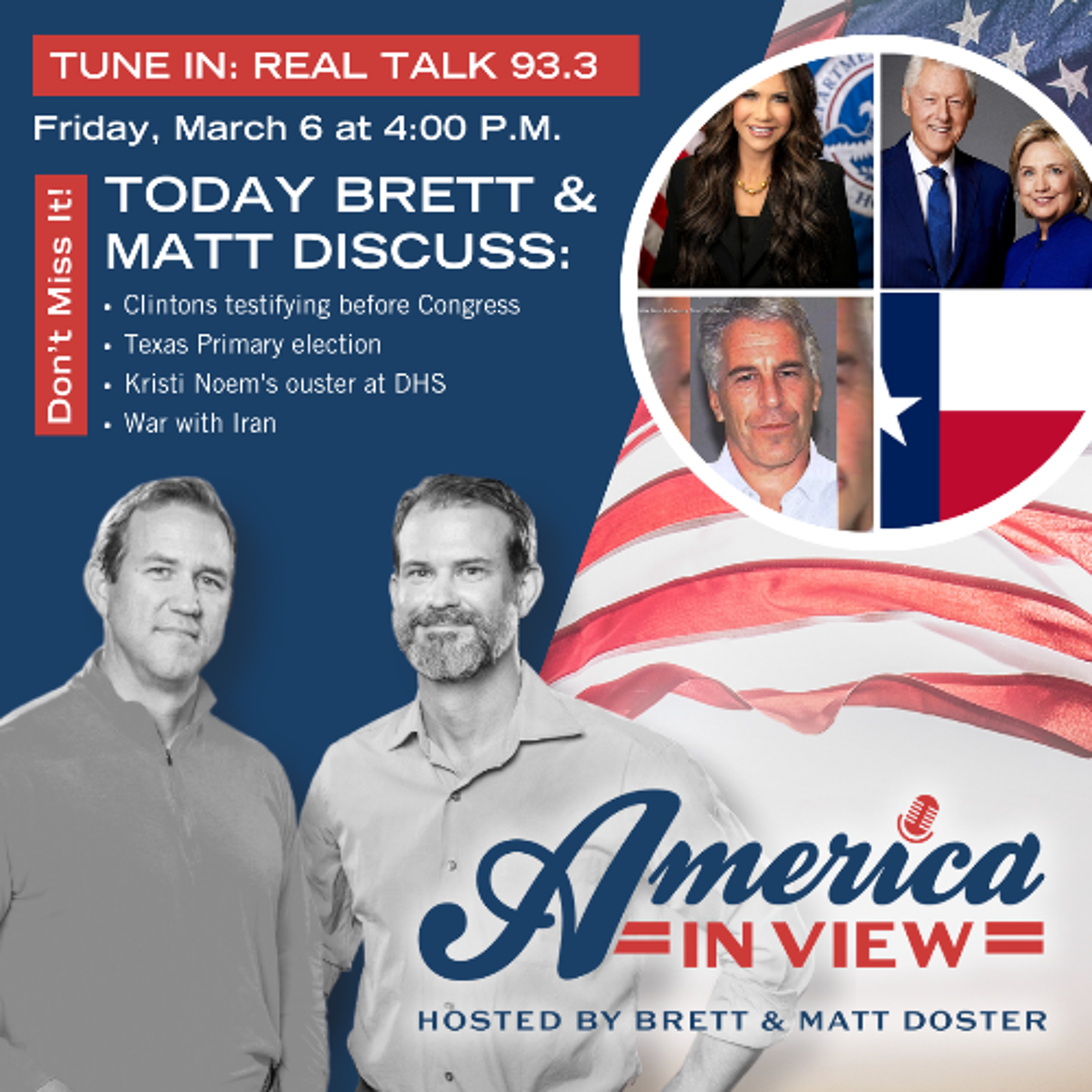Texas Primaries, War in Iran, Clintons Testifying, and More - March 6, 2026 episode artwork