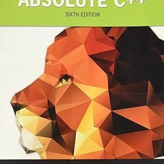 [Download] [epub]^^ Absolute C++ [PDFEPub] By  Walter Savitch (Author),