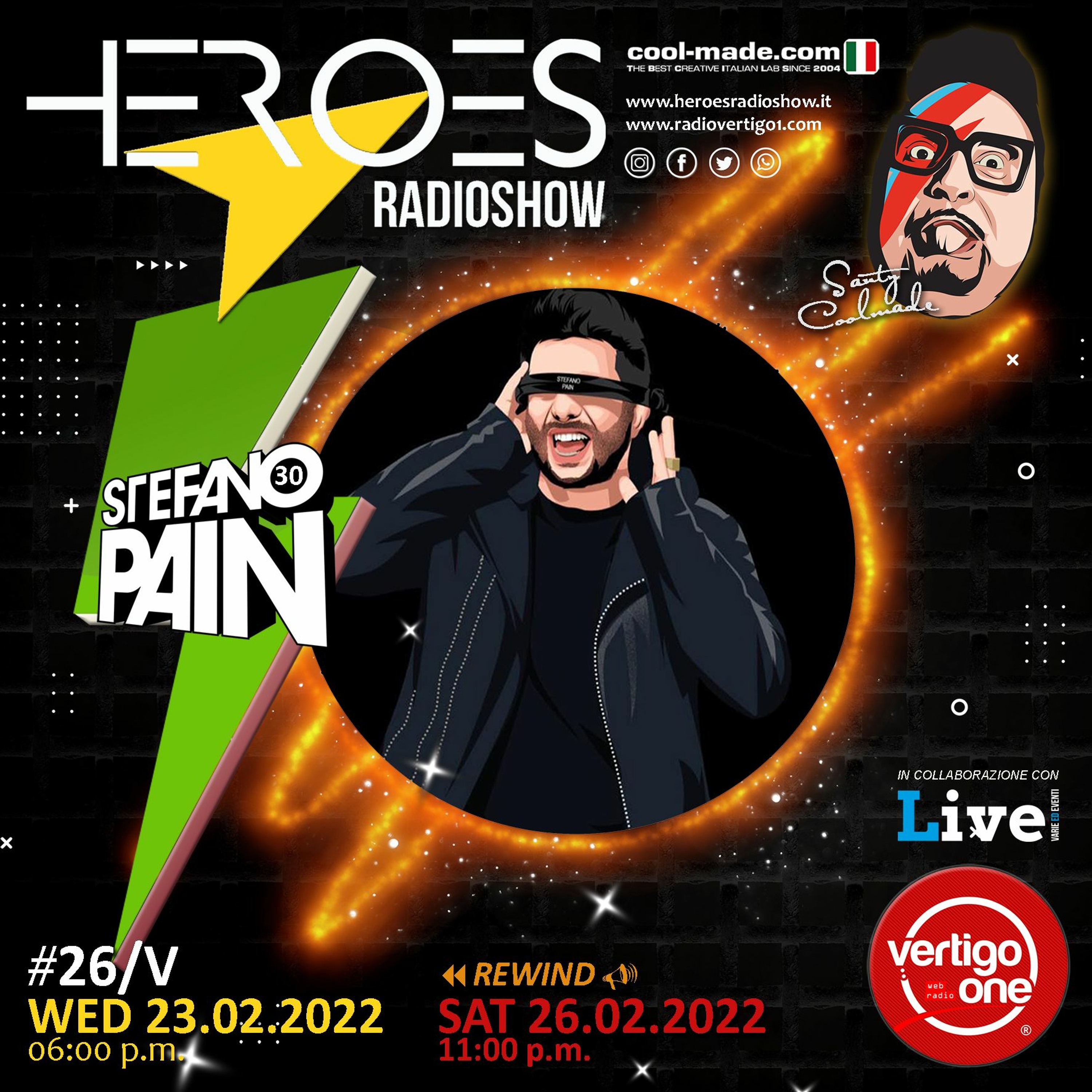 #26/2021-22> HEROES RadioShow - Special Guest STEFANOPAIN episode artwork