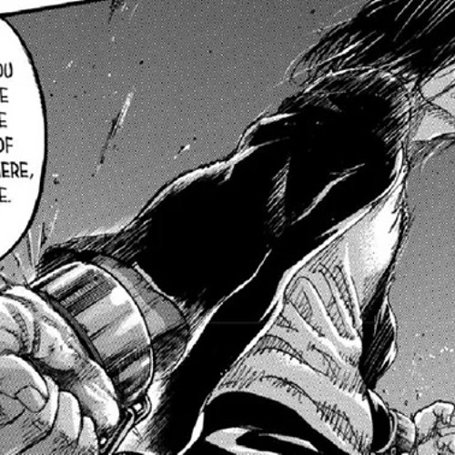 Eren Scream Chains scene x Dionnyus Fangs slowed (on your feet dad) aot