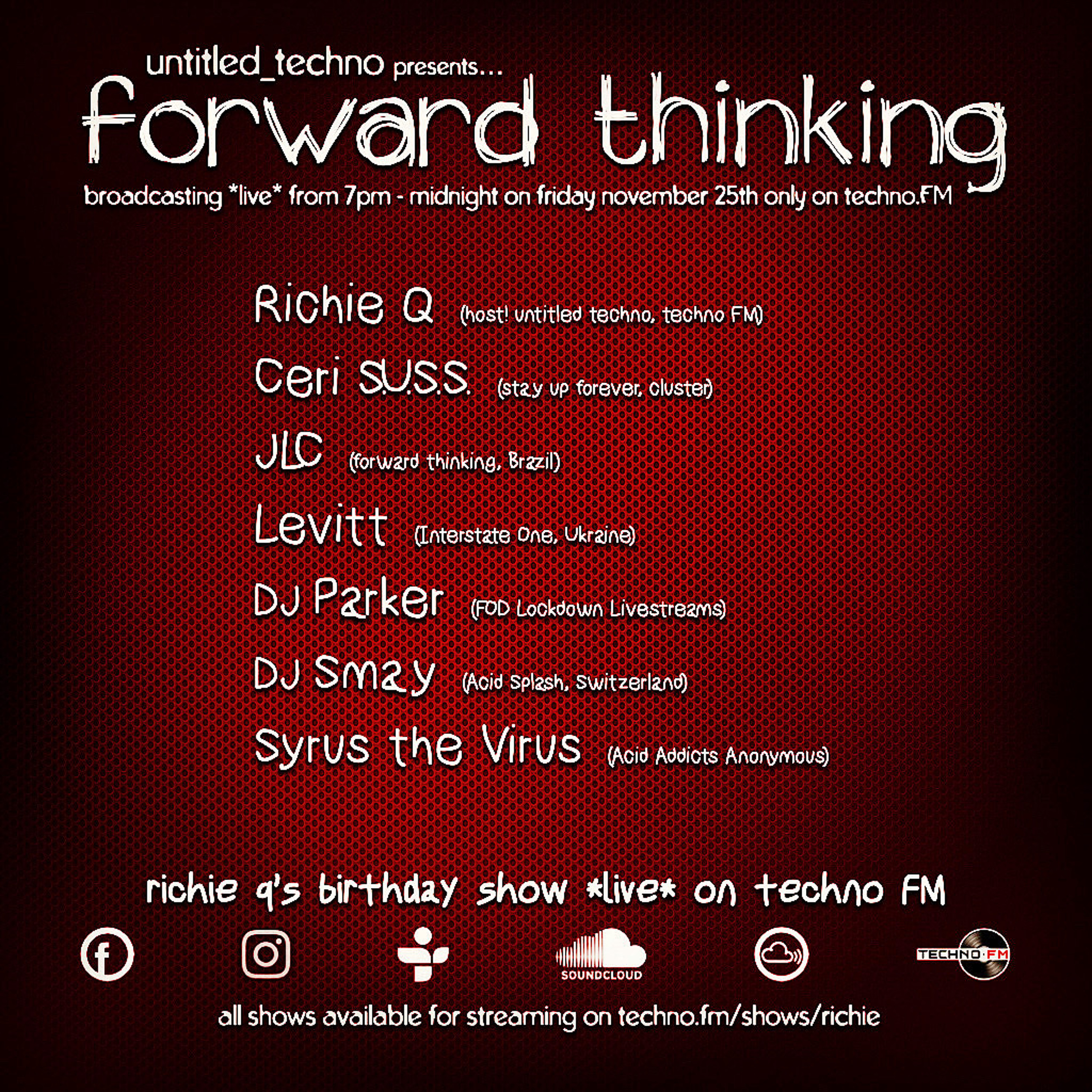 Richie Q (untitled_techno *Live* on techno.FM)