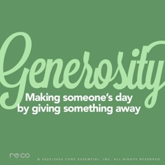 Episode #038 - Parenting with Generosity