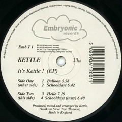 Kettle - Hello (Embryonic Records, 1993)
