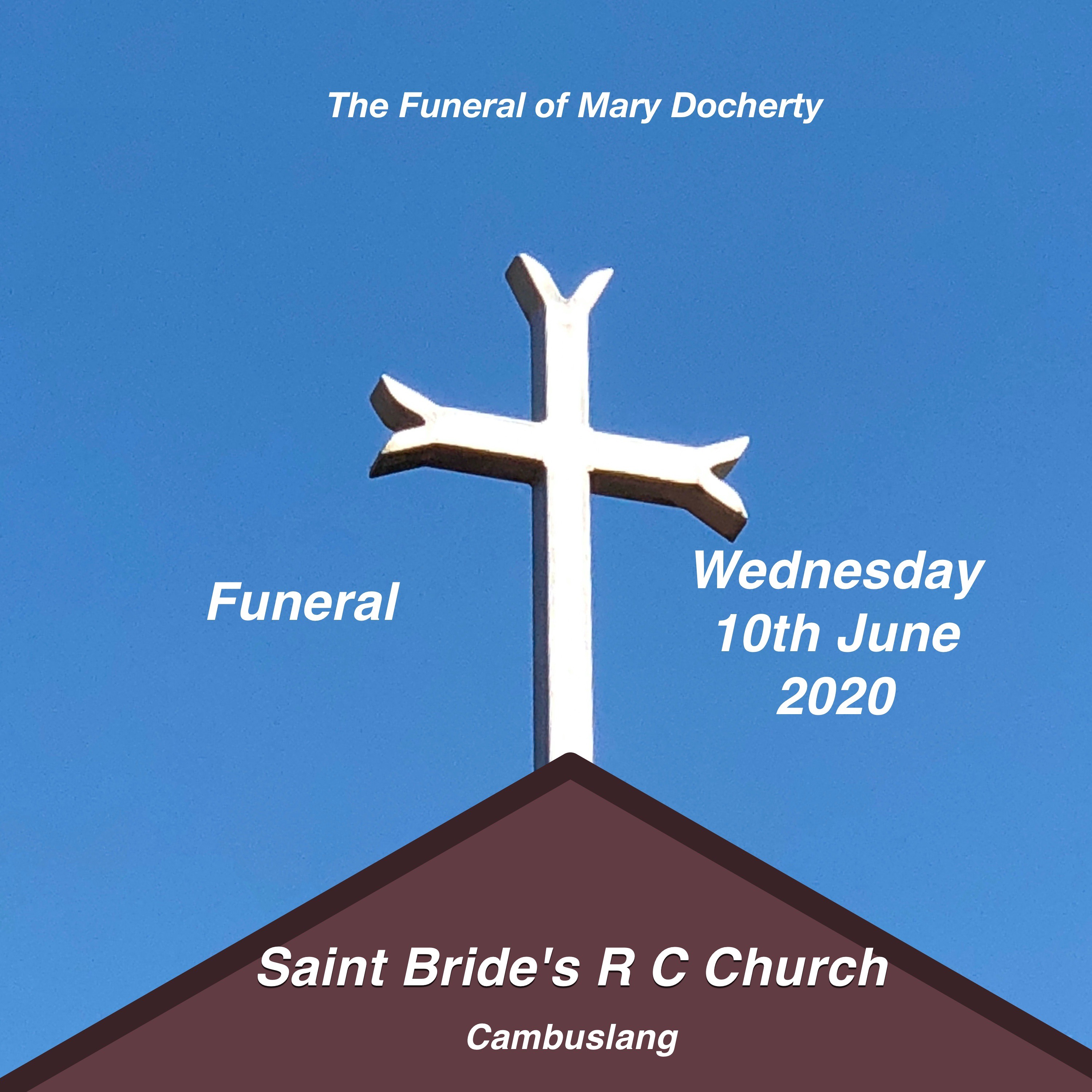Funeral of Mary Docherty on 10th June 2020 episode artwork