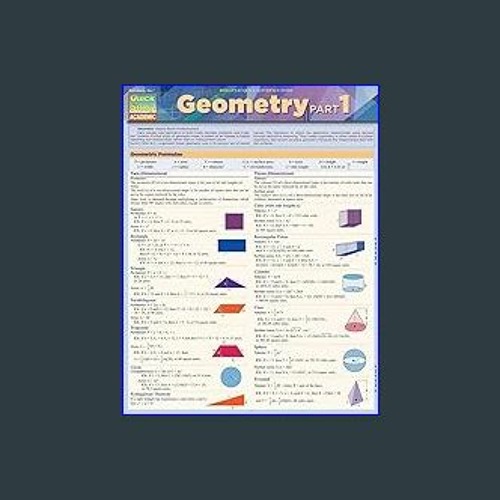 Stream #^Ebook 📕 Geometry Part 1: Quickstudy Laminated Reference Guide (Quick  Study Academic) READ PDF EB by Russerschoolskb.j.hv.3.6.7.0