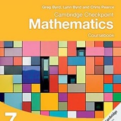 Stream Download PDF Cambridge Checkpoint Mathematics Coursebook 7 (Cambridge International Exam