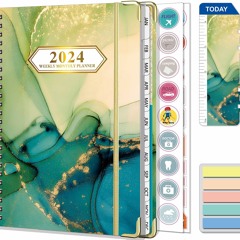 PDF gratuit Gumiho 2024 Week to View Spiral Academic Diary A5 (January to December 2024) - With 250 Plan Stickers Suitable for Office and Family (Green 2024) - JlV4I0GxAY
