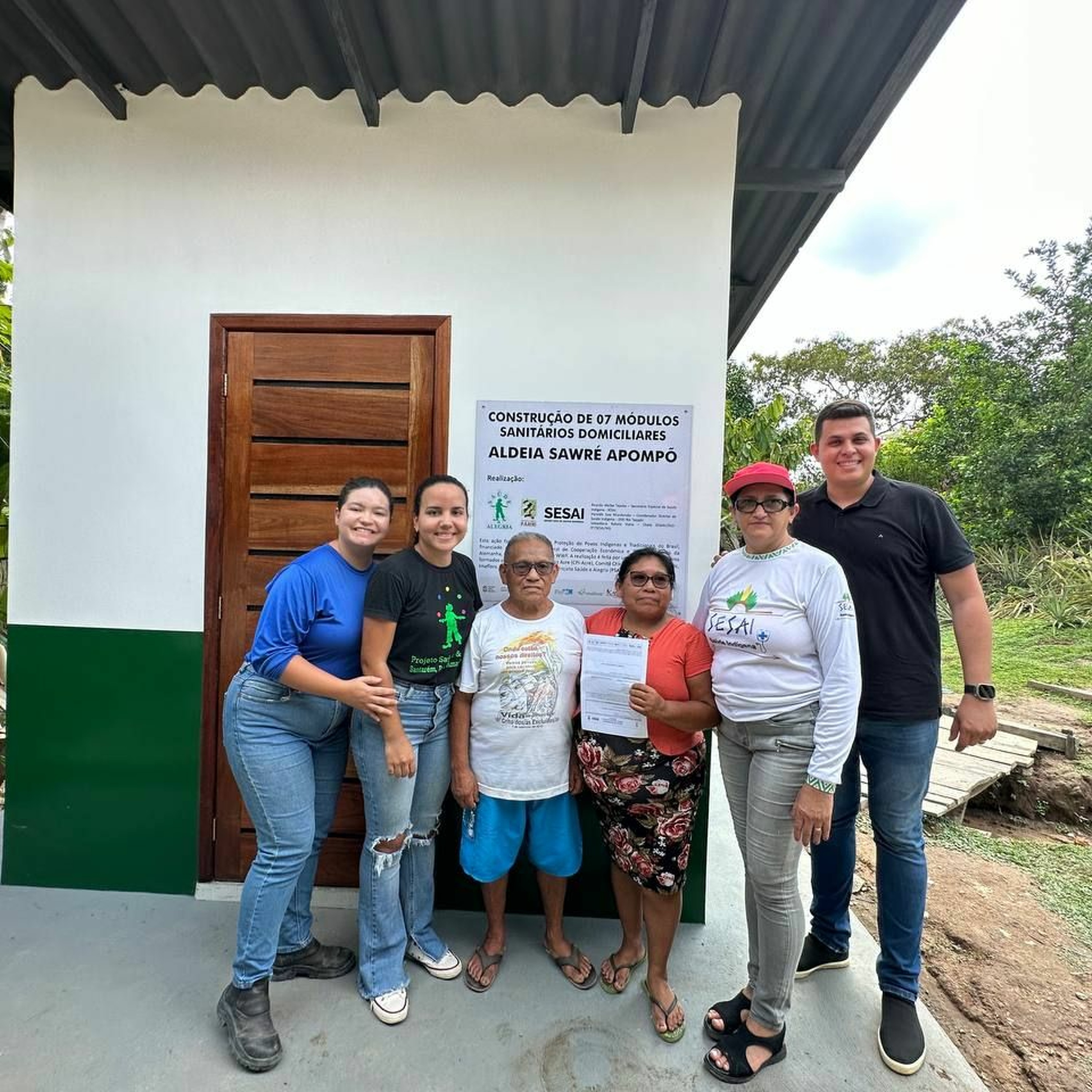 Alô Comunidade: banheiros construídos na aldeia Sawre Apompo em Itaituba asseguram mais dignidade