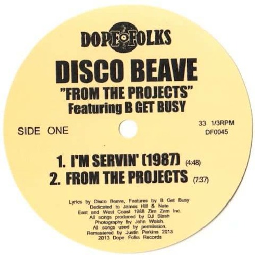 DISCO BEAVE_IM SERVIN 1988_DELAWARE HIP HOP