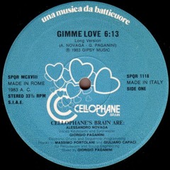 Cellophane - Gimme Love (Captain' Wonky Edit)