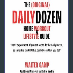 *DOWNLOAD$$ 📖 The (Original) Daily Dozen Home Workout and Lifestyle Guide by Walter Camp PDF EBOOK