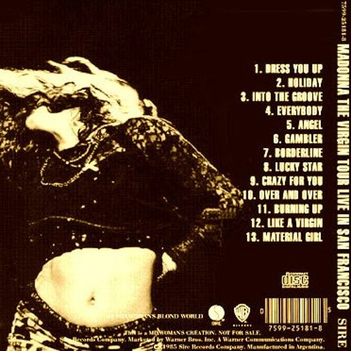 Stream Madonna Live | Listen to The Virgin Tour - Live In San