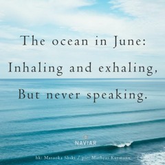 Ocean In June [naviarhaiku389]