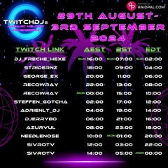 Live @ Twitch.tv/SivroTV - 09/01/2024 [Twitch DJs Organic / Melodic / Progressive House Raid Train]